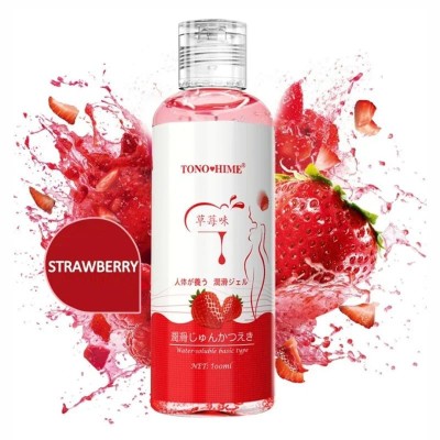 TONO HIME Strawberry Flavor Water Based Personal Lubricant Gel -100ml