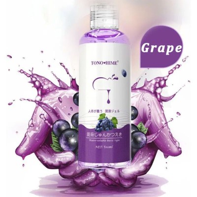 TONO HIME Grape Flavor Water Based Personal Lubricant Gel -100ml
