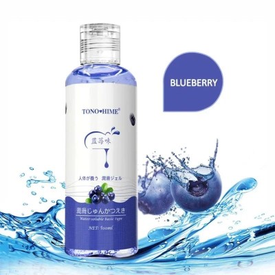 TONO HIME Blueberry Flavor Water Based Personal Lubricant Gel -100ml